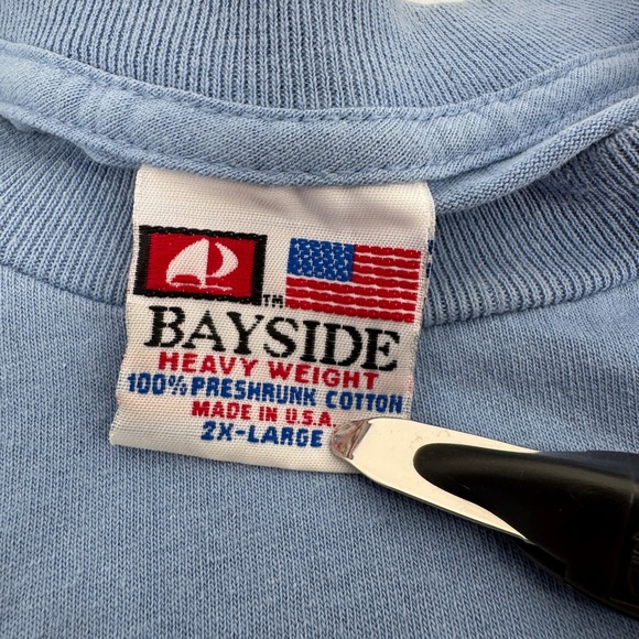 Vintage 90s Letter Carriers Food Drive Comic T Shirt Mens Large Blue Jeff Keane - Picture 3 of 8